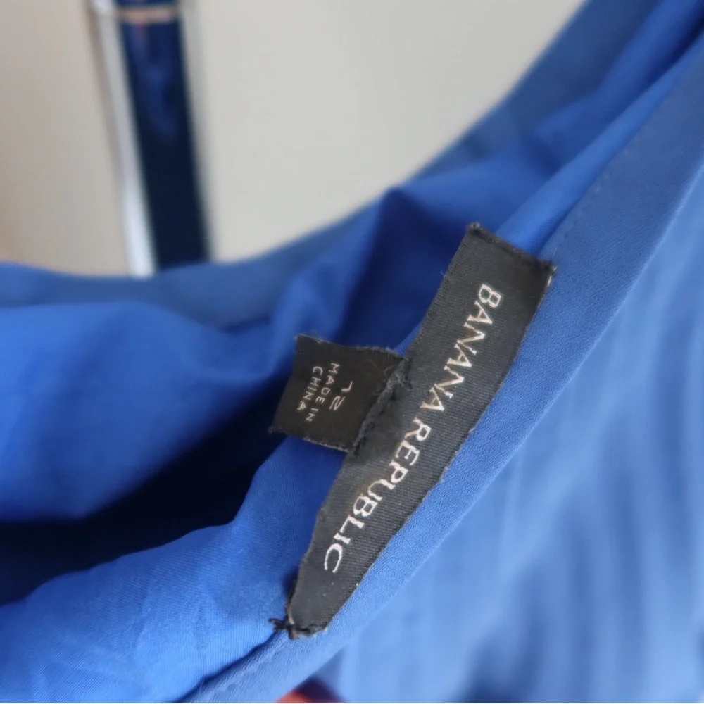 Banana‎ republic blue ruffle mini skirt